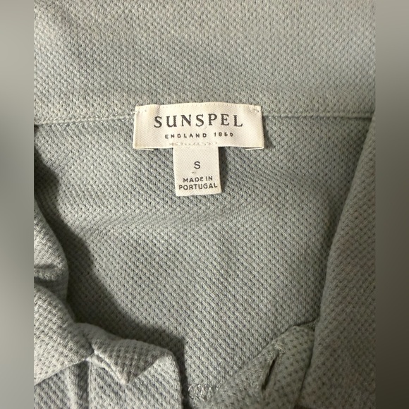 Sunspel Gray Polo Shirt - Picture 2 of 9
